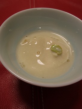 20210331 豆腐と枝豆の豆乳スープ