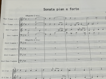 ガブリエリ　『ピアノとフォルテのソナタ』の想い出