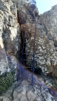 登山ルート　2つ目のはしご
