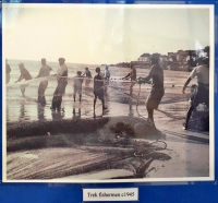 Fish Hoekビーチで行われていた地引網漁（1945年頃）