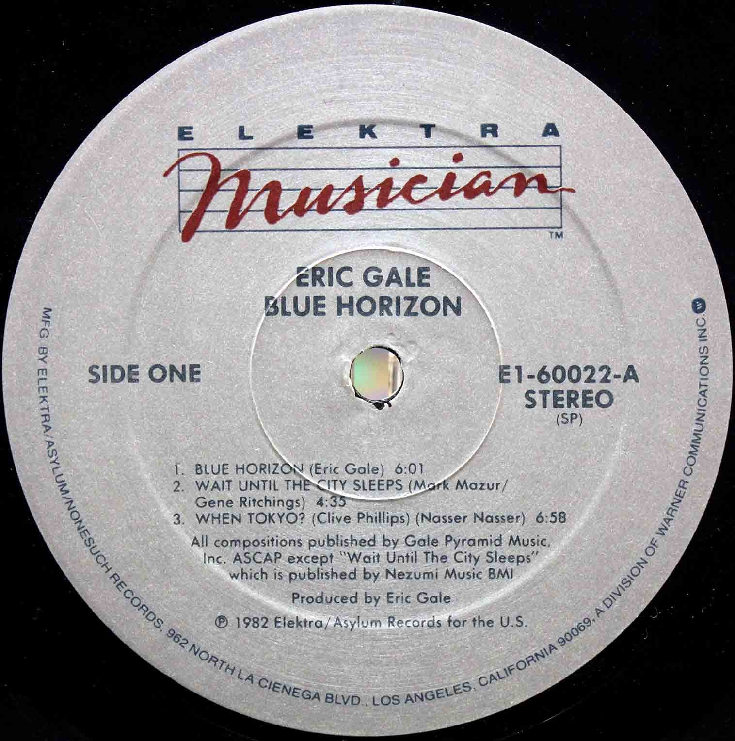 Eric Gale ‎– Blue Horizon 03