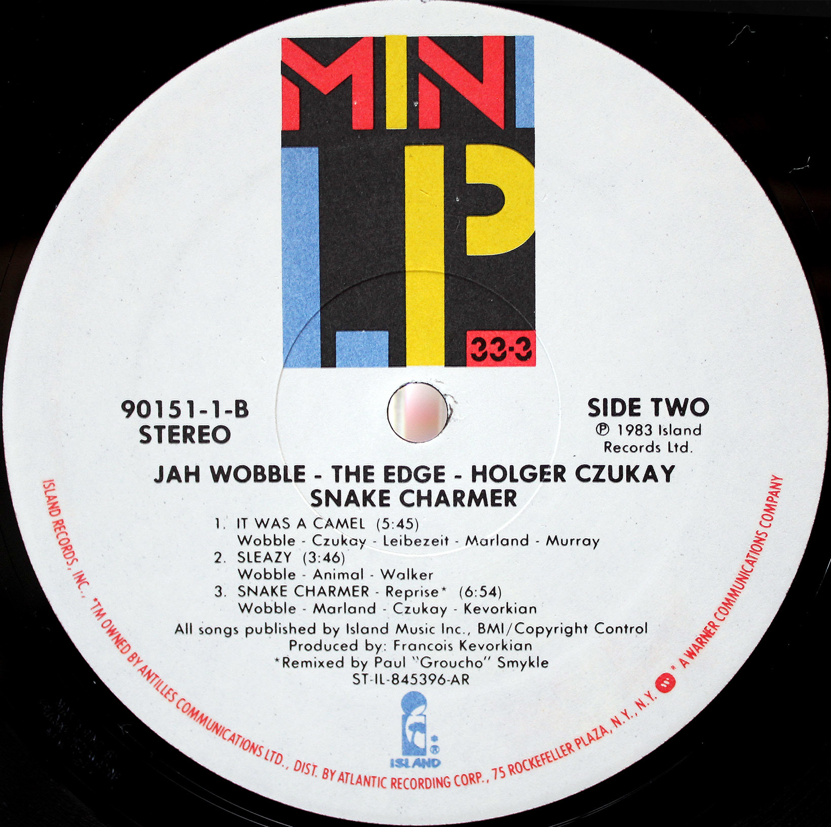Jah Wobble, The Edge, Holger CzukaySnake Charmer 04