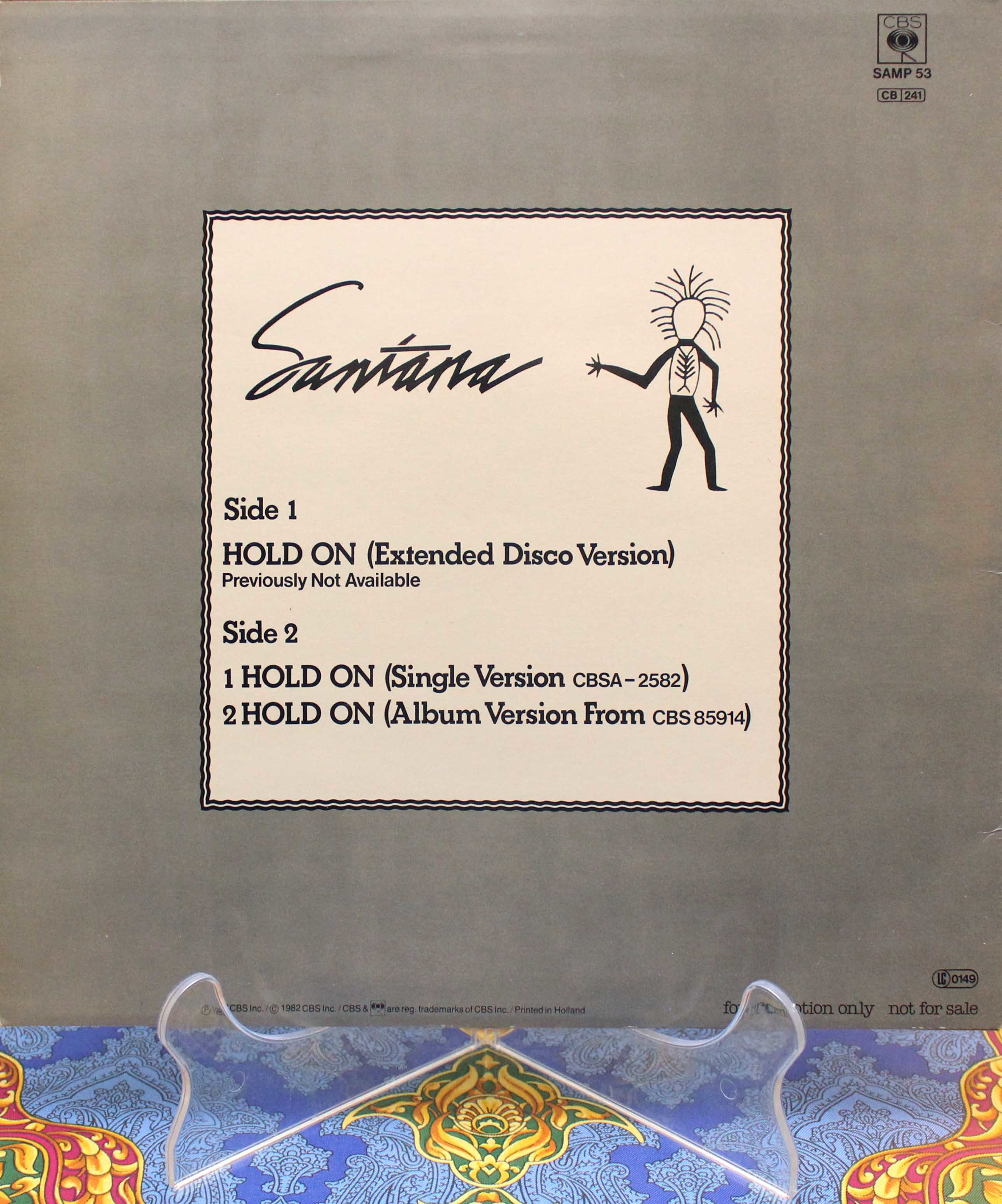 Santana - Hold On Disco Ver 02