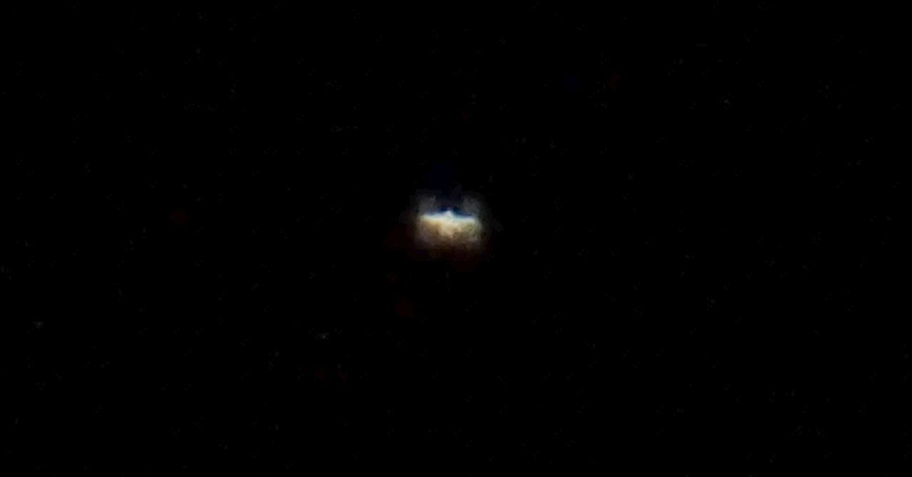 4月25日早朝 ISS見え始め