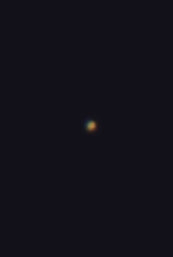 もしかしたら形が見えてる水星。2021年1月19日