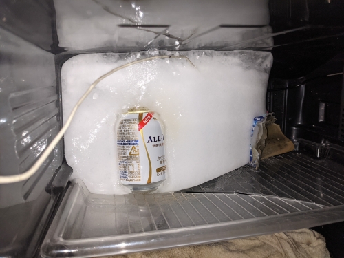 20210811冷蔵庫内の氷