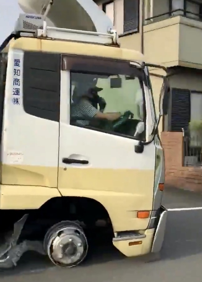 広島　トラック盗難　静岡