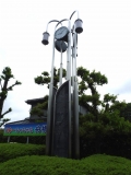 富山地鉄越中舟橋駅　”舟橋”の時計台