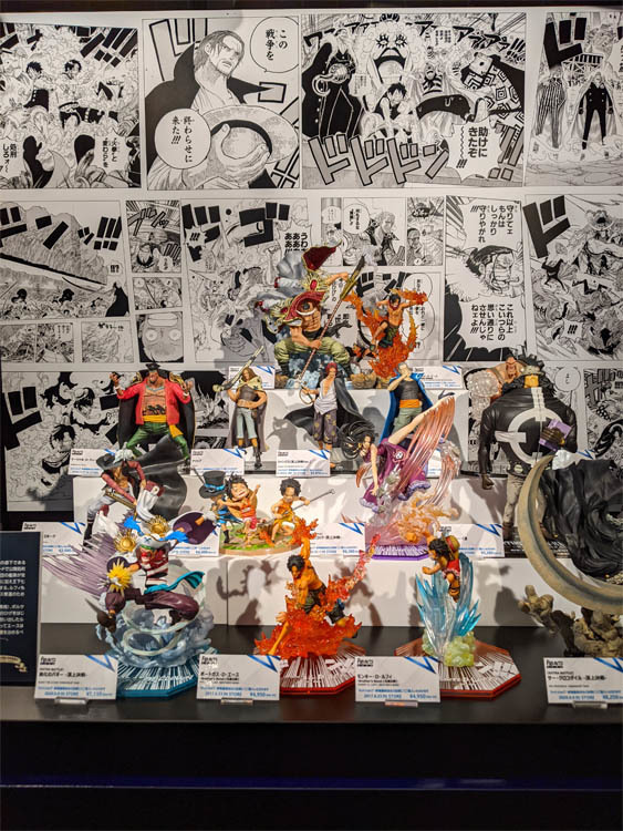 ワンピース 1,000話記念特集展示を見にTAMASHII NATIONS TOKYOへ行っ 