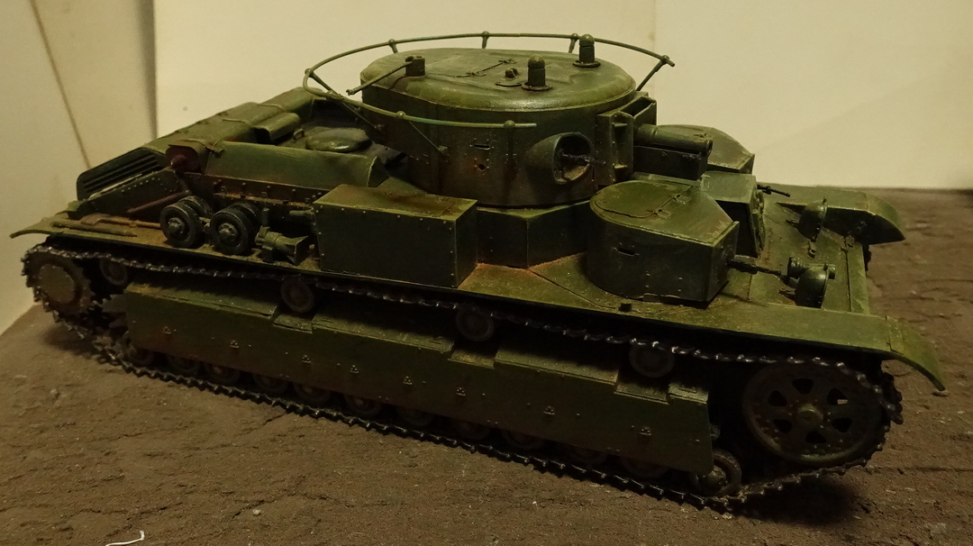 ホビーボス No.83851 ソビエト T-28 中戦車 初期型 その５