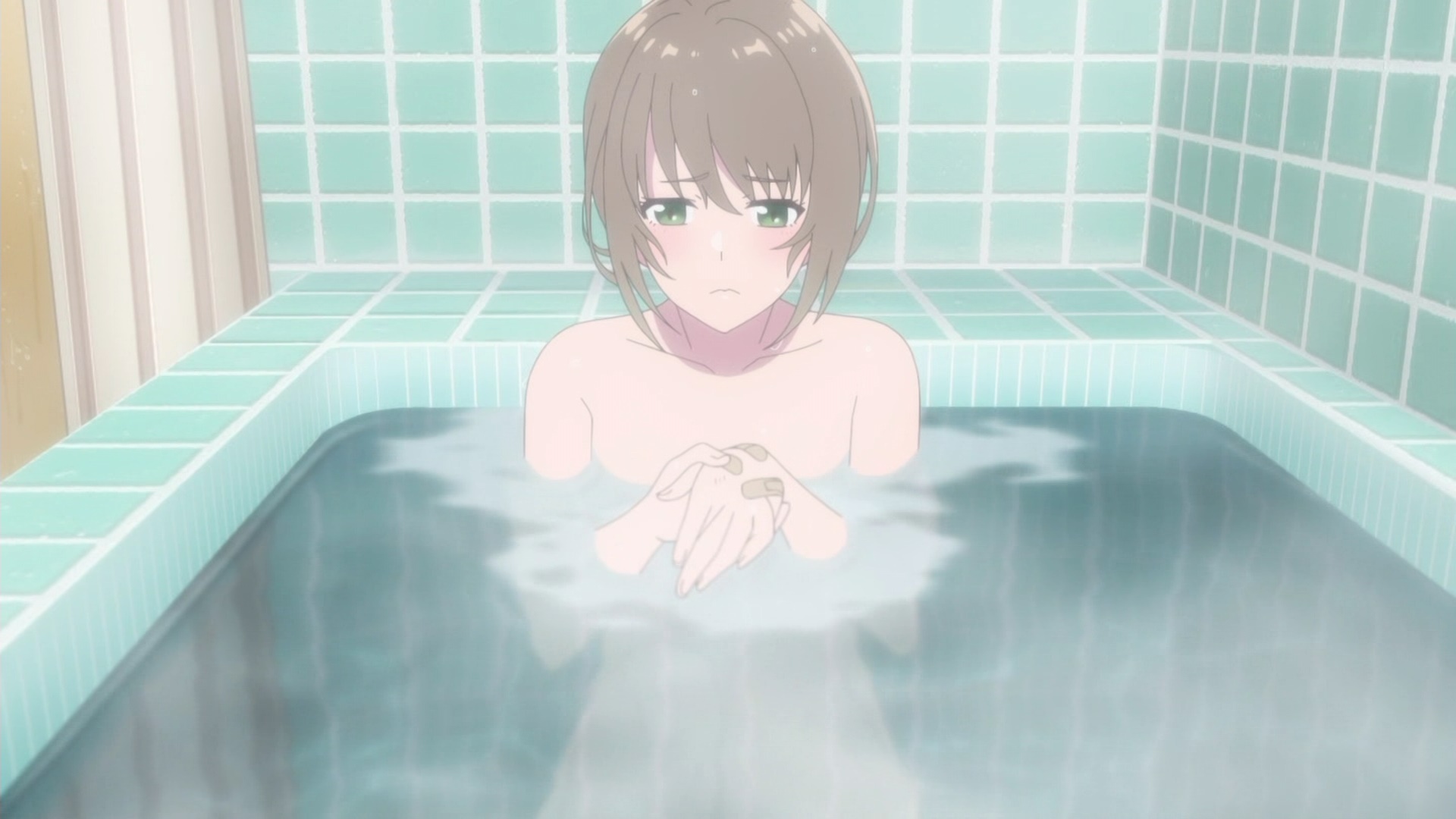 Mitsuri bathing scene